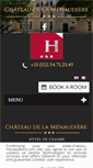 Mobile Screenshot of chateau-menaudiere.com
